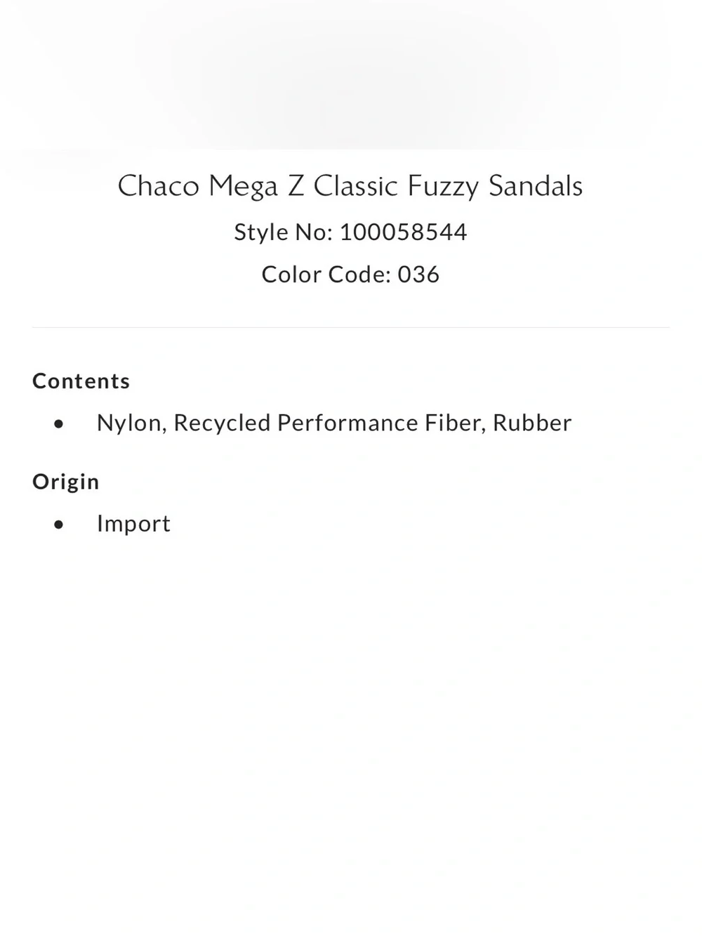 Chaco Mega Z Classic Fuzzy Sandals